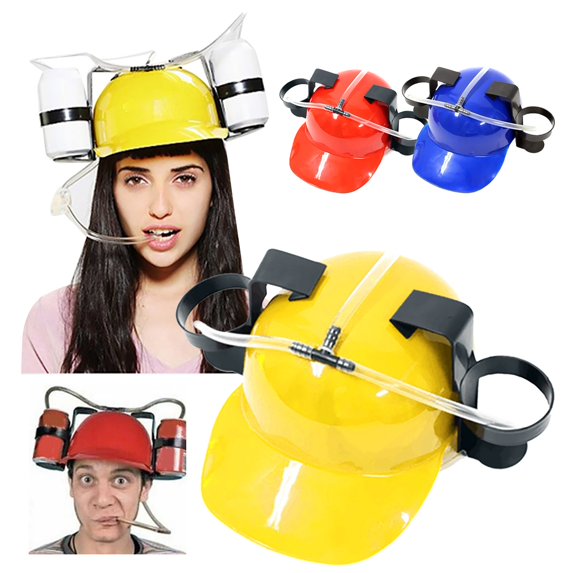  Hyper-Chill Beverage Helmet with Dual IV Drips