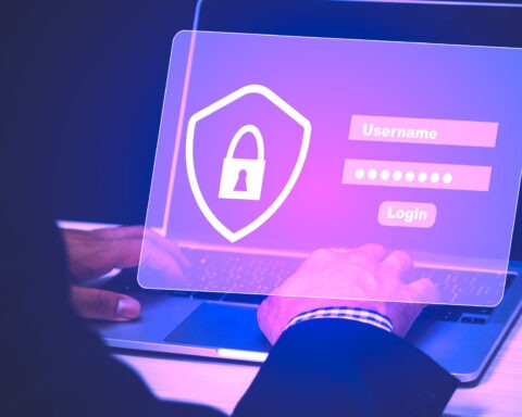 Login screen for password