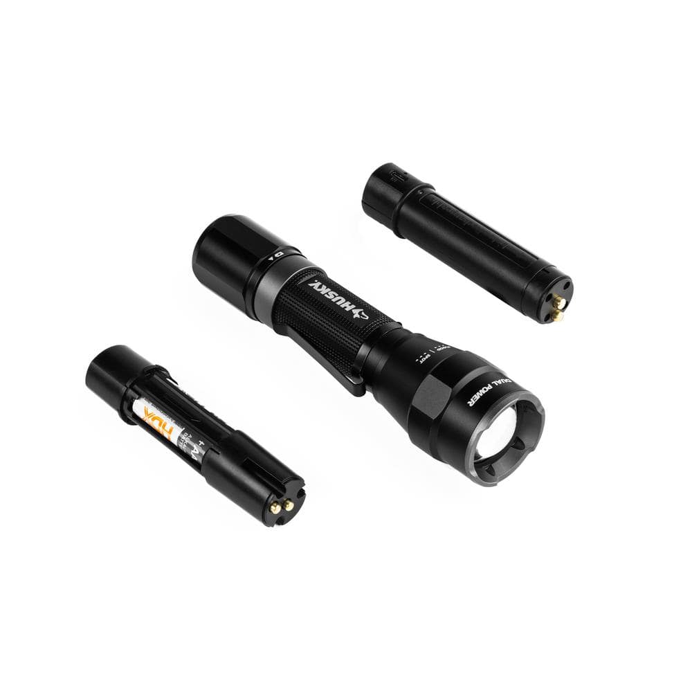 Dual Power LED Rechargeable Flashlight