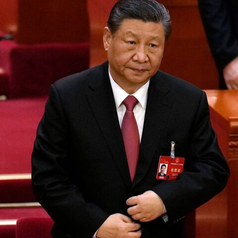 Chinese President Xi Jinping at the National People’s Congress