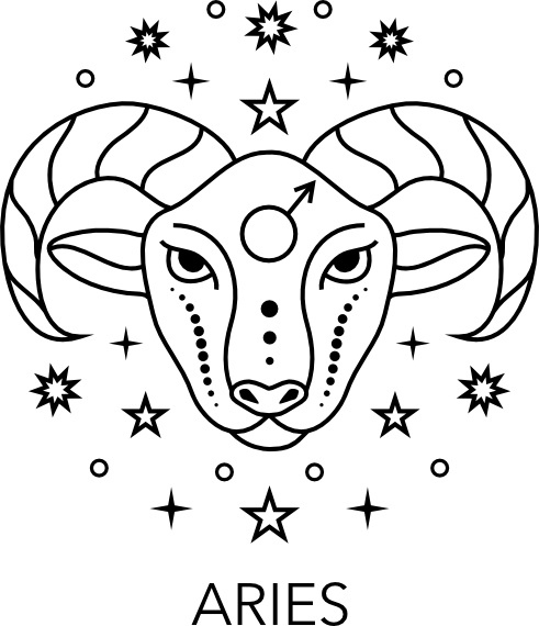 Aries zodiac icon