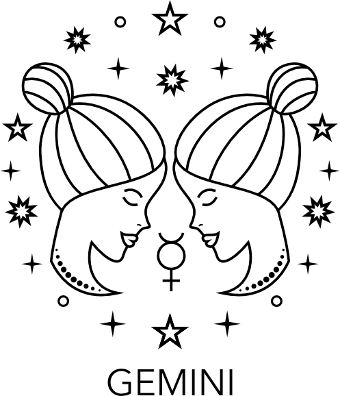 Gemini zodiac icon