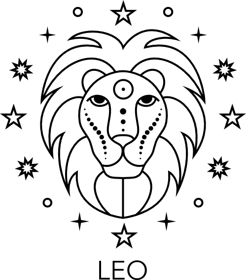 Leo zodiac icon