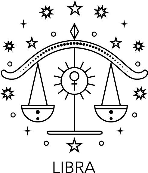 Libra zodiac icon