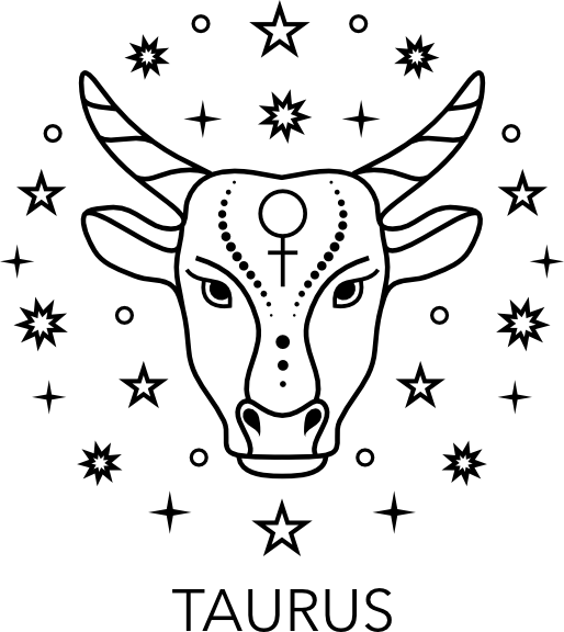 Taurus zodiac icon