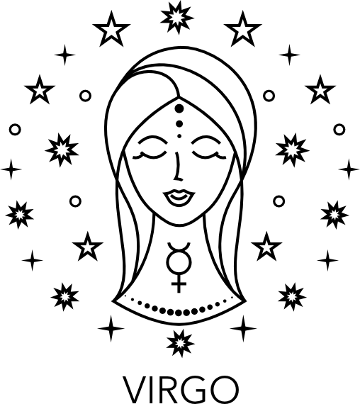 Virgo zodiac icon
